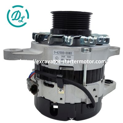 24V 50A 8-98092116-0 उत्खननकर्ता अल्टरनेटर 0-62000-0080 714/40523